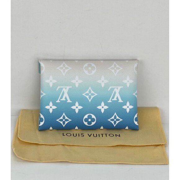 LOUIS VUITTON Kirigami Pool Blue Pochette Medium Clutch - Picture 2 of 11
